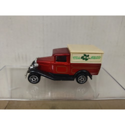 FORD MODEL A TEA SHOP 1:60/apx 1:64 MAJORETTE 201 NO BOX