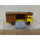 MERCEDES-BENZ HORSE TRUCK YELLOW 1:100/apx 1:64 MAJORETTE 254 NO BOX