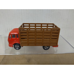 MERCEDES-BENZ HORSE TRUCK RED 1:100/apx 1:64 MAJORETTE 254 NO BOX