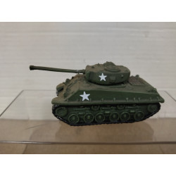 M4 A2 SHERMAN TANK USA WW 2 1:87 H0 NO BOX METAL DIECAST SUCIO/DESGUACE
