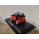 SMART CITY CABRIO 2003 RED/BLACK 1:43 DelPRADO OPEN BLISTER