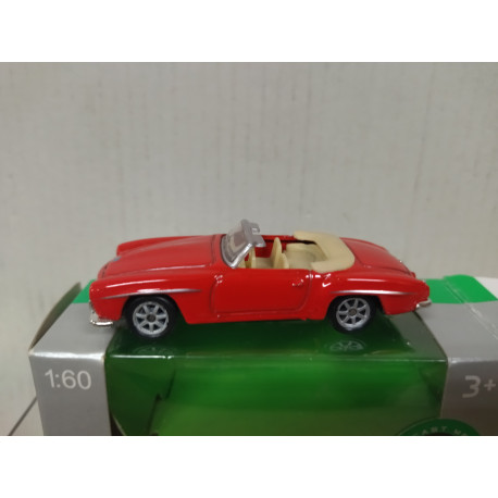 MERCEDES-BENZ W121 190 SL 1955 RED 1:60/apx 1:64 WELLY BOX