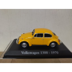 VOLKSWAGEN 1300 BEETLE 1970 YELLOW 1:43 RBA IXO HARD BOX