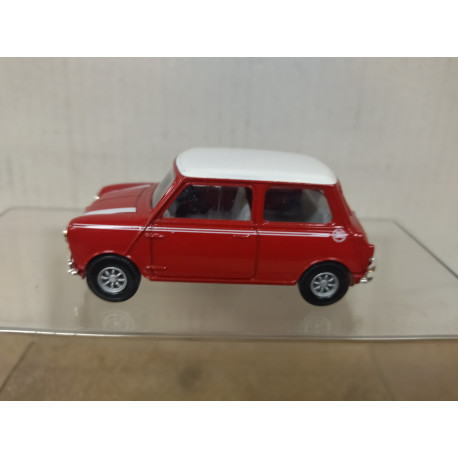 AUSTIN MINI COOPER 1960 RED/WHITE 1:43 CORGI HACHETTE NO BOX