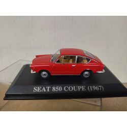 SEAT 850 COUPE 1967 ROJO NUESTROS QUERIDOS COCHES 1:43 ALTAYA IXO