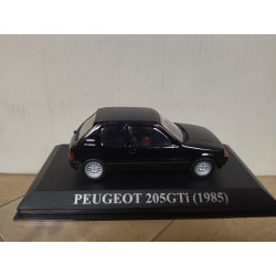 PEUGEOT 205 1985 GTi BLACK NUESTROS QUERIDOS COCHES 1:43 ALTAYA IXO