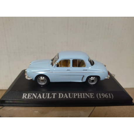 RENAULT DAUPHINE 1961 AZUL NUESTROS QUERIDOS COCHES 1:43 ALTAYA IXO