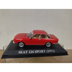 SEAT 124 SPORT 1971 ROJO NUESTROS QUERIDOS COCHES 1:43 ALTAYA IXO