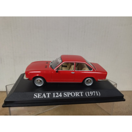 SEAT 124 SPORT 1971 ROJO NUESTROS QUERIDOS COCHES 1:43 ALTAYA IXO
