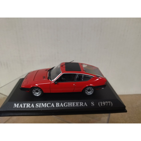 MATRA SIMCA BAGHEERA S 1977 ROJO NUESTROS QUERIDOS COCHES 1:43 ALTAYA IXO