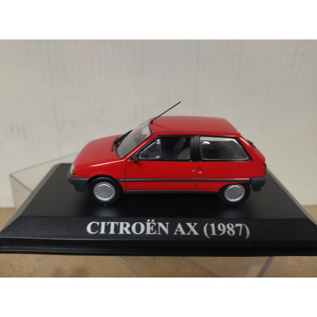 CITROEN AX 1987 ROJO NUESTROS QUERIDOS COCHES 1:43 ALTAYA IXO