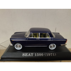 SEAT 1500 1971 AZUL NUESTROS QUERIDOS COCHES 1:43 ALTAYA IXO