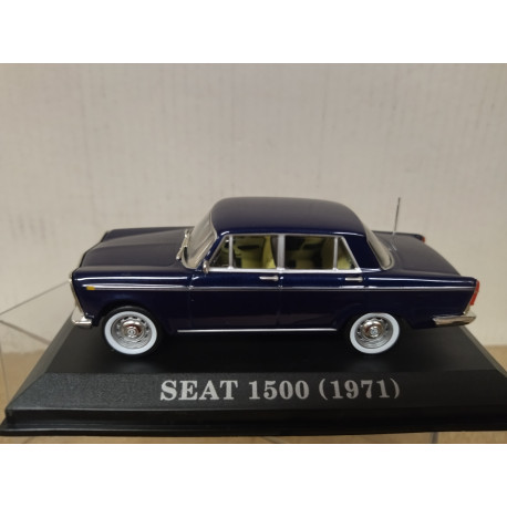SEAT 1500 1971 AZUL NUESTROS QUERIDOS COCHES 1:43 ALTAYA IXO
