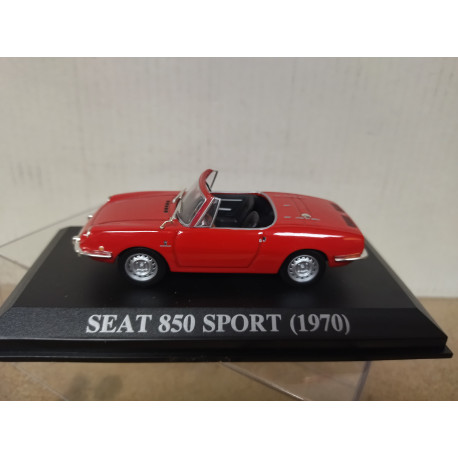 SEAT 850 SPORT 1970 ROJO NUESTROS QUERIDOS COCHES 1:43 ALTAYA IXO