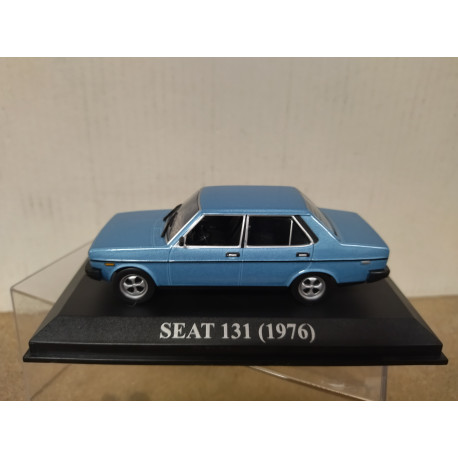 SEAT 131 1976 SUPERMIRIAFIORI AZUL NUESTROS QUERIDOS COCHES 1:43 ALTAYA IXO