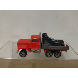 MACK GRUA/TOW TRUCK RED 1:100/apx 1:64 MAJORETTE 297 NO BOX