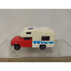 FORD RANGER AUTOCARAVA CAMPING CAR 1:60/apx 1:64 MAJORETTE 278 NO BOX