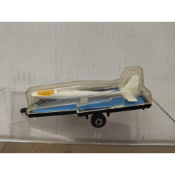 REMOLQUE/TRAILER PLANEADOR/AVION apx 1:64 MAJORETTE NO BOX