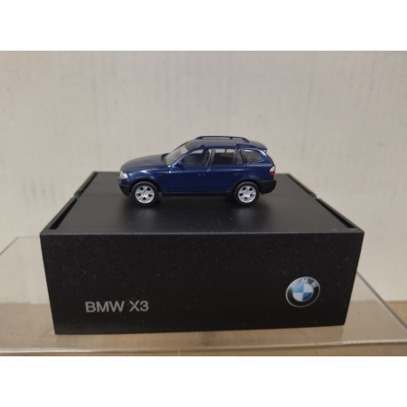 BMW E83 X5 BLUE 1:87 H0 HERPA