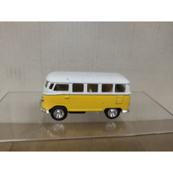 VOLKSWAGEN T1 WHITE/YELLOW 1:60/apx 1:64 WELLY NO BOX
