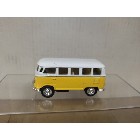VOLKSWAGEN T1 WHITE/YELLOW 1:60/apx 1:64 WELLY NO BOX
