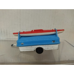 REMOLQUE/TRAILER CANOA /apx 1:64 MAJORETTE NO BOX
