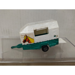 REMOLQUE/TRAILER CABALLO VERDE /apx 1:64 MAJORETTE NO BOX
