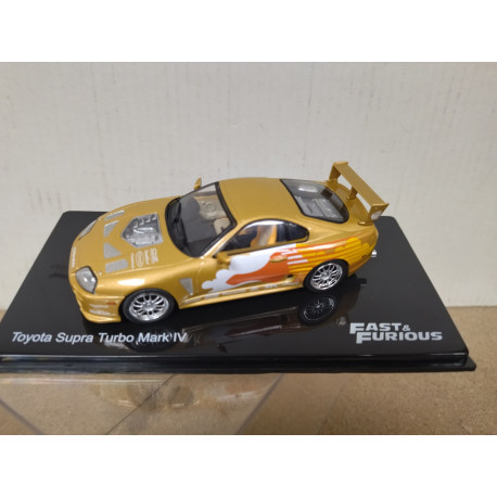 TOYOTA SUPRA TURBO MARK IV GOLD FAST & FURIOUS 1:43 ALTAYA IXO