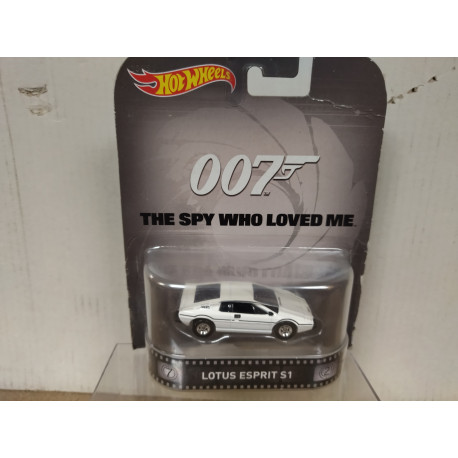 LOTUS ESPRIT S1 THE SPY WHO LOVED ME 007 JAMES BOND 1:64 HOT WHEELS PREMIUM ABIERTO