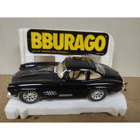 MERCEDES-BENZ W198 300 SL BLACK 1:24 BBURAGO 132 BOX