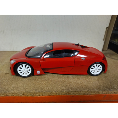 PEUGEOT RC CARREAU RED CONCEPT CAR 1:18 SOLIDO NO BOX