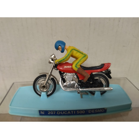 DUCATI 500 DESMO + PILOTO apx 1:64 GUISVAL BOX VINTAGE