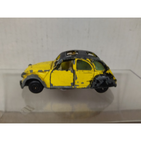CITROEN 2CV AMARILLO DESGUACE apx 1:64 GUISVAL NO BOX