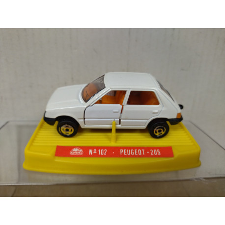 PEUGEOT 205 BLANCO apx 1:64 GUISVAL VINTAGE BOX