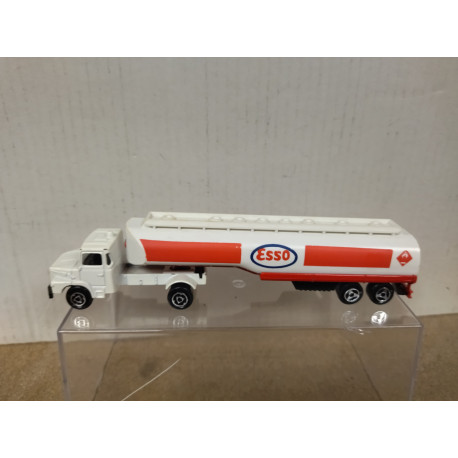 SCANIA CAMION/TRUCK + TANKER ESSO 1:100/apx 1:64 MAJORETTE OPEN BOX