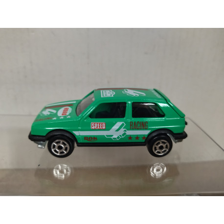 VOLKSWAGEN GOLF 2 GTi GREEN 1:56/apx 1:64 MAJORETTE 235 OPEN BOX