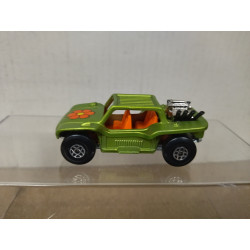 BAJA BUGGY GREEN FLOWER SUPERFAST 13 1:49/ apx 1:64 MATCHBOX NO BOX