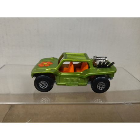 BAJA BUGGY GREEN FLOWER SUPERFAST 13 1:49/ apx 1:64 MATCHBOX NO BOX