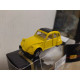 CITROEN 2CV YELLOW & BLACK apx 1:64 MAISTO BOX