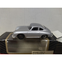PORSCHE 356A SILVER apx 1:64 MAISTO BOX