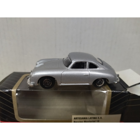 PORSCHE 356A SILVER apx 1:64 MAISTO BOX