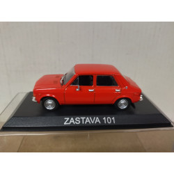 ZASTAVA 101/YUGO 101 1971 RED 1:43 DeAGOSTINI IXO BLISTER OPEN