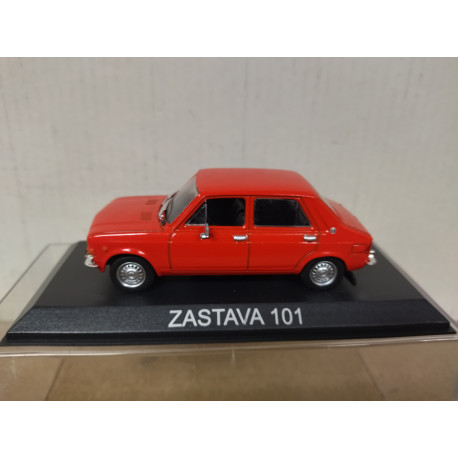 ZASTAVA 101/YUGO 101 1971 RED 1:43 DeAGOSTINI IXO BLISTER OPEN