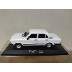 FIAT 132 1975 WHITE 1:43 DeAGOSTINI IXO BLISTER OPEN