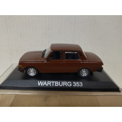 WARTBURG 353 DARK BROWN 1:43 DeAGOSTINI IXO BLISTER OPEN