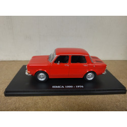 SIMCA 1000 1976 ROJO 1:24 SALVAT IXO