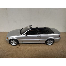 BMW E46 328i CABRIOLET SILVER 1:18 KYOSHO NO BOX