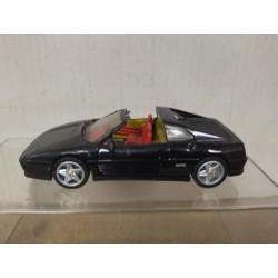 FERRARI 348 TS 1989 BLACK 1:43 HOT WHEELS NO BOX