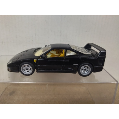 FERRARI F40 BLACK 1:43 HOT WHEELS NO BOX