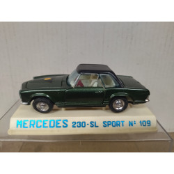 MERCEDES-BENZ W113 230SL GREEN 1:43 JOAL 109 BOX